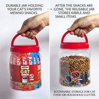 【60 STICKS] MEWNO Lickable Cat Treats 3 Flavors Variety Pack 0.5 Ounces Each Tube Hydrating Purée for Cats Low Calorie Urinary & Kidney Health Supplements